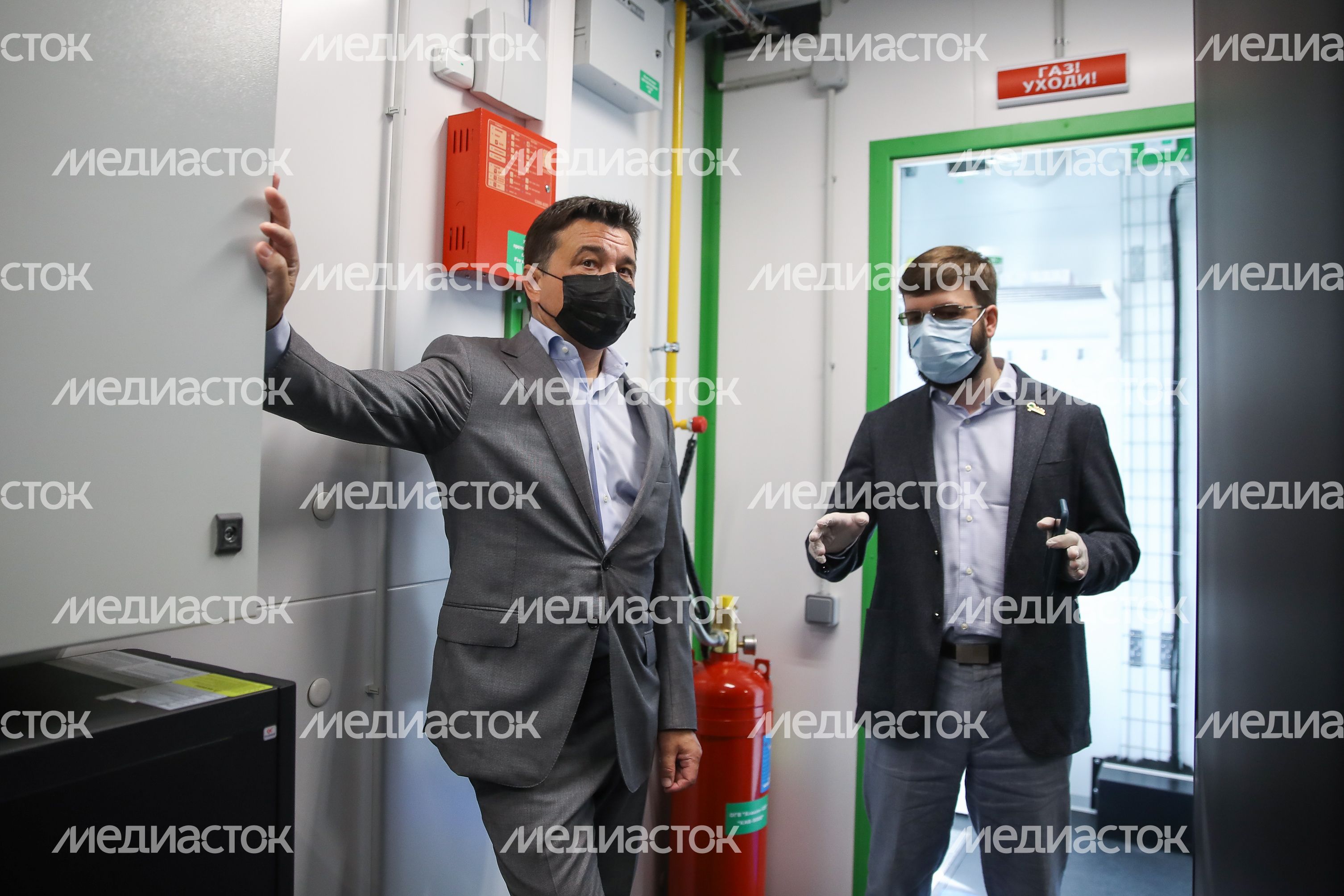 Открытие губернатором Подмосковья производственно-складского комплекса Industrial Сity в Подольске