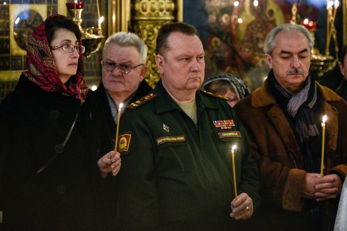Отпевание Валерия Халилова