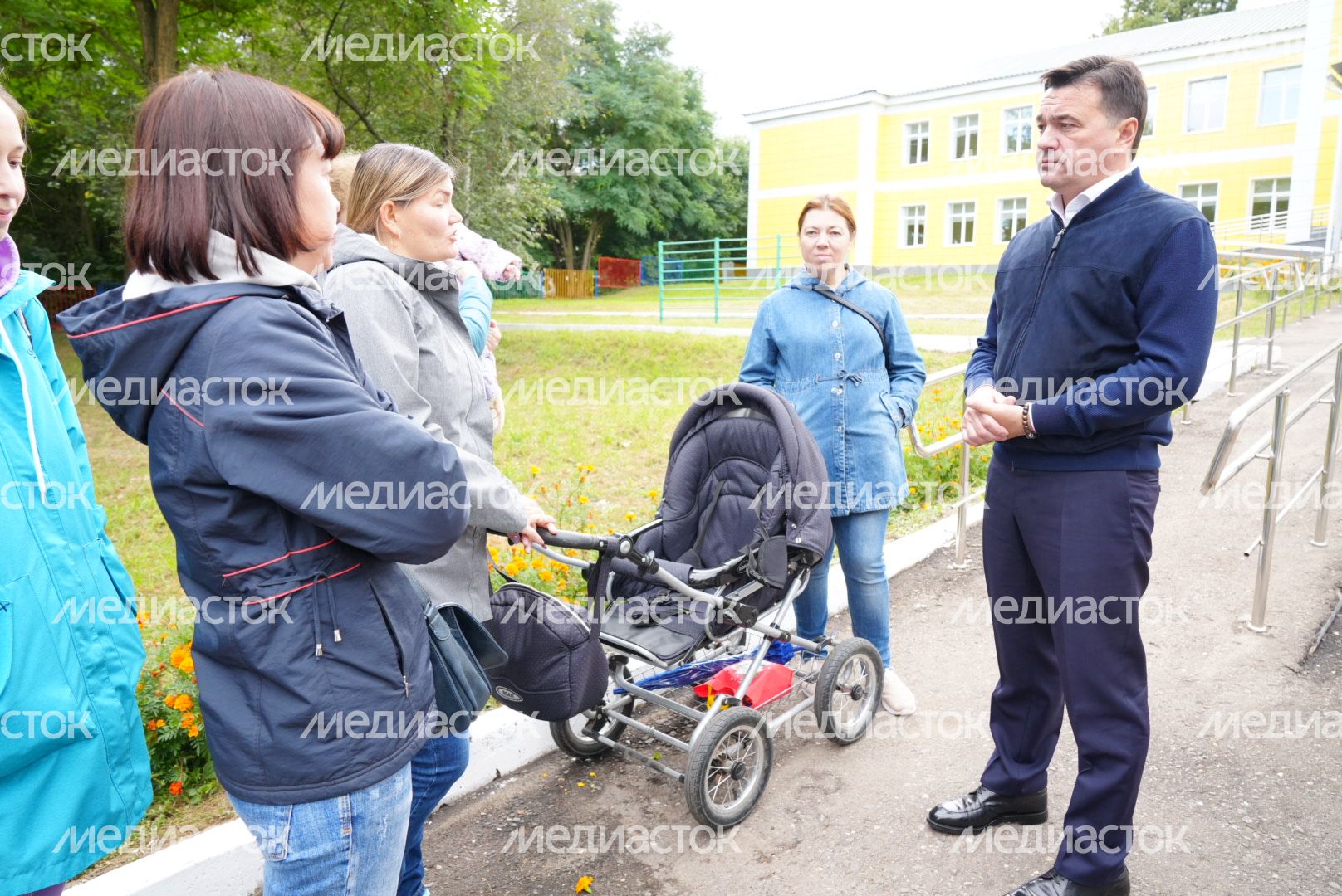 Проверка работы школы №3 в Кашире Губернатором Подмосковья