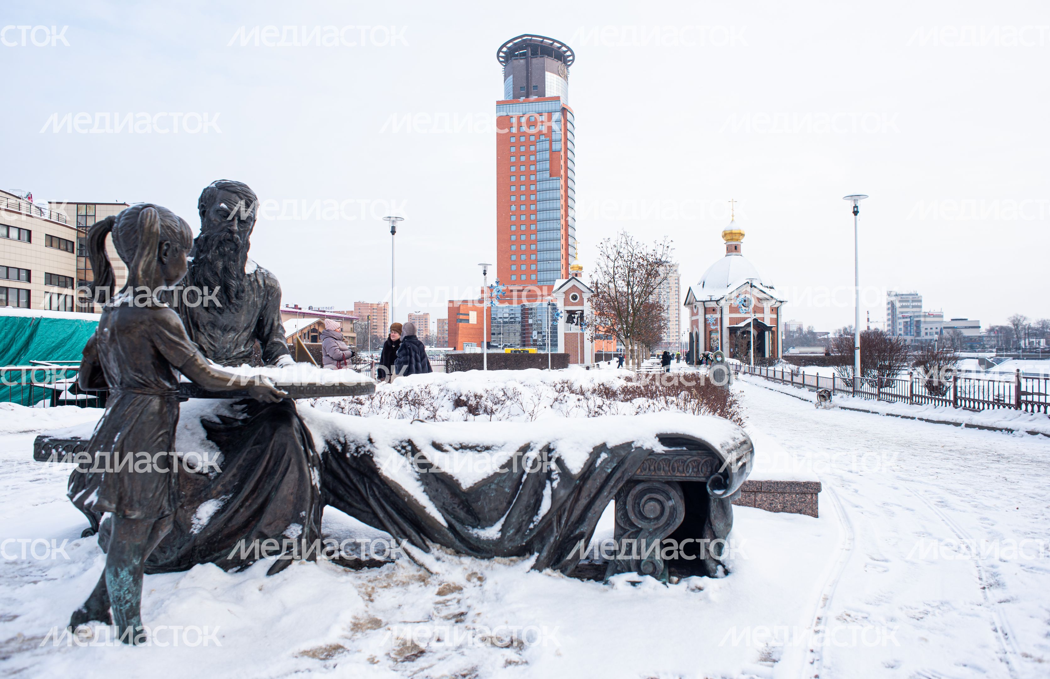 Зимние виды города Щелково