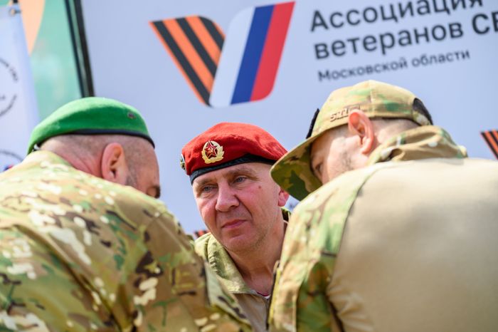 Стенд Ассоциации ветеранов СВО на Дне молодежи в Пестовском парке округа Балашиха
