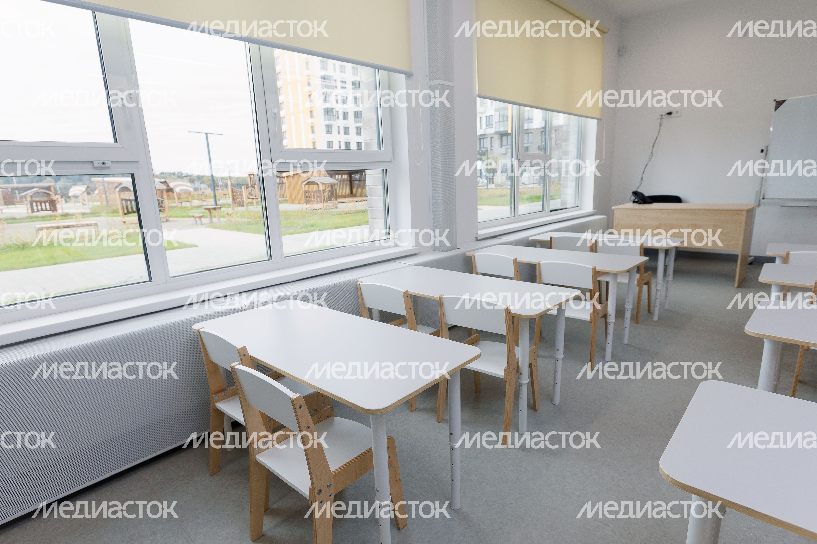 Учебный класс для подготовки к школе в новом детском саду ЖК «Пятницкие луга» в Химках Учебный класс для подготовки к школе в новом детском саду ЖК «Пятницкие луга» в Химках