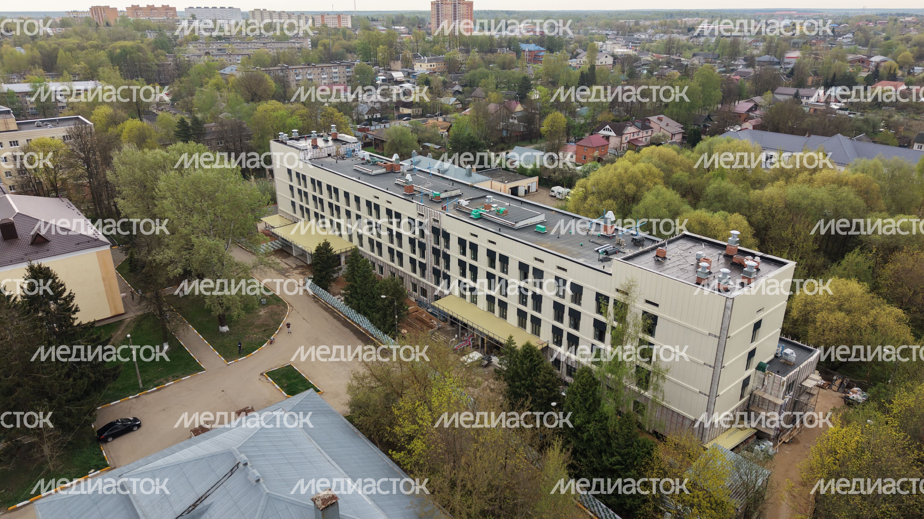 В Можайской больнице продолжается комплексный капремонт хирургического корпуса