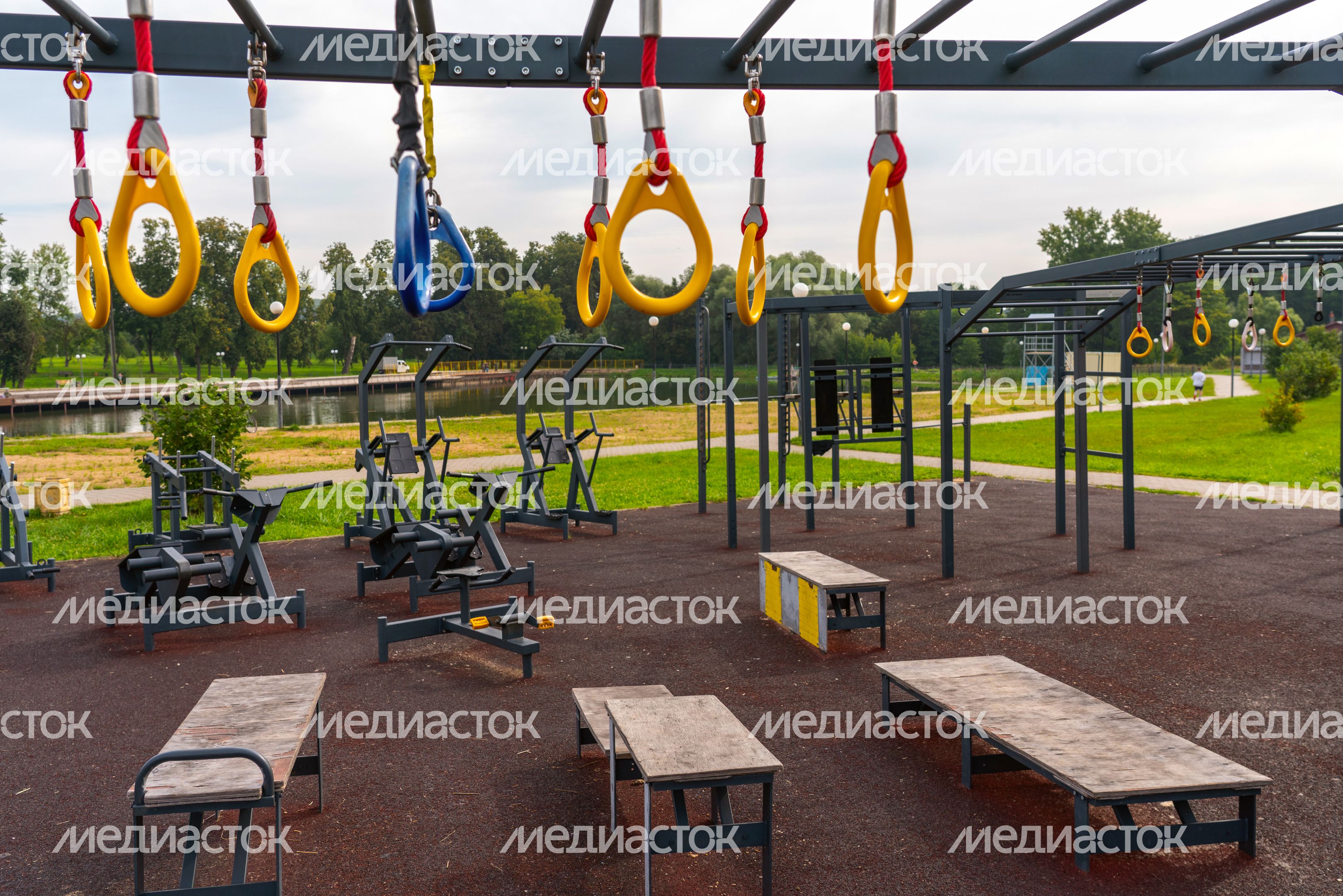 Парк «Жемчужина» летом в Серпухове