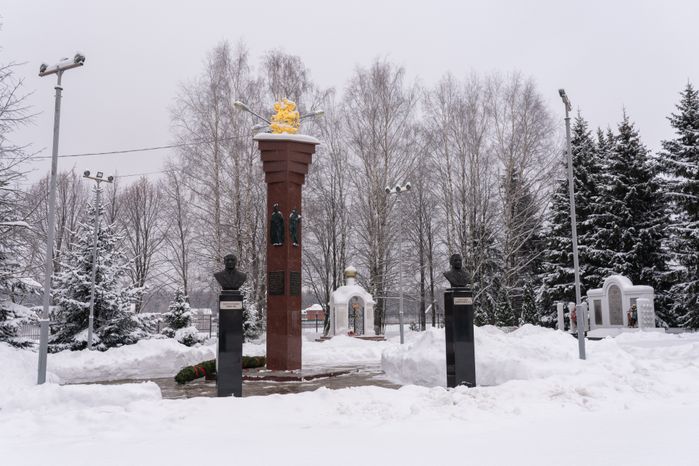 Красногорск. Митинг «Битва под Москвой» в деревне Нефедьево
