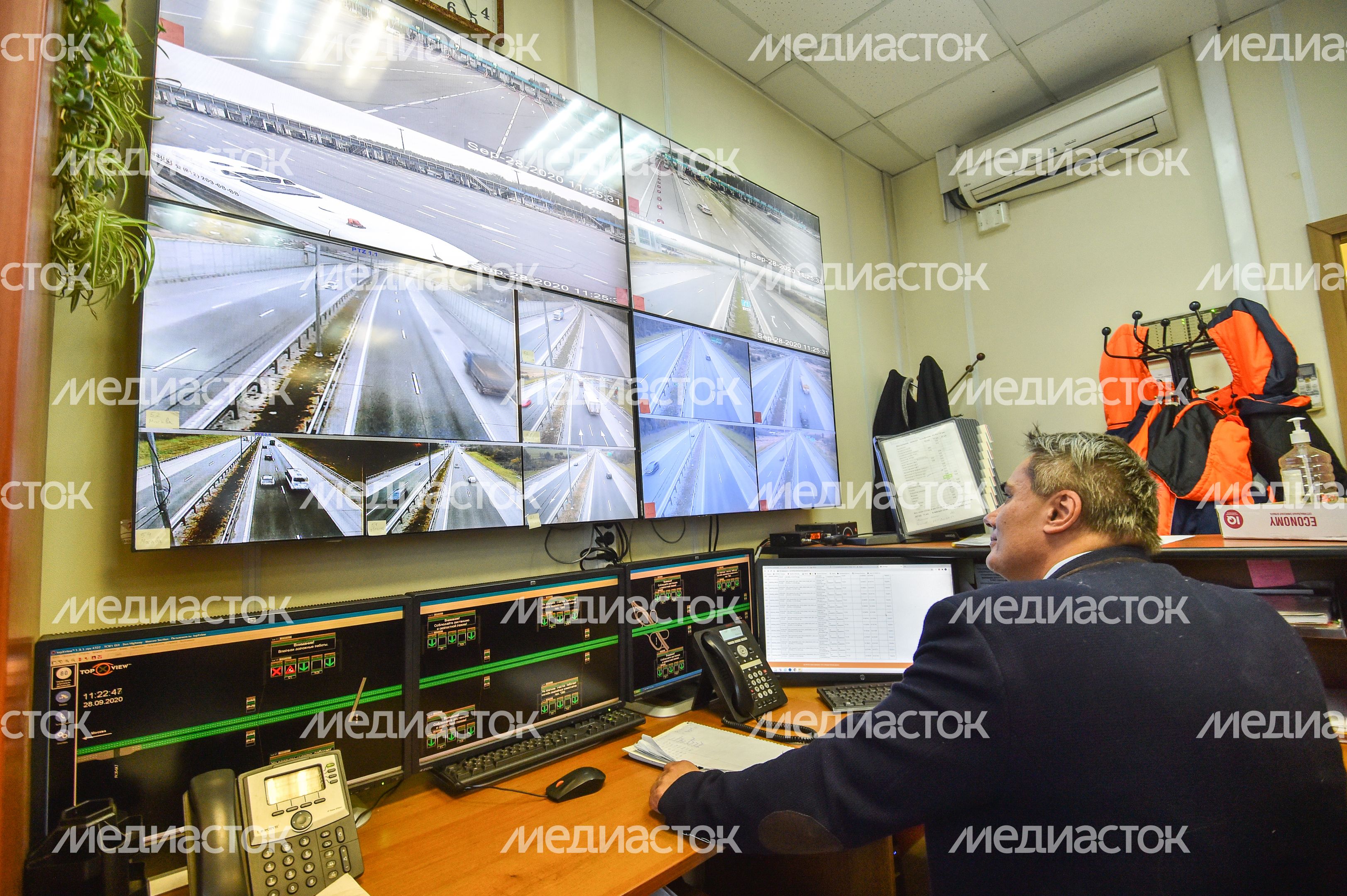 Демонстрация работы беспилотных летательных аппаратов на трассе М-4 «Дон»