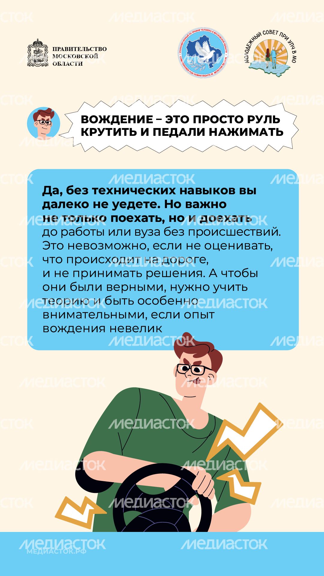 Ошибки начинающих водителей вертикаль 04 Ошибки начинающих водителей вертикаль 04