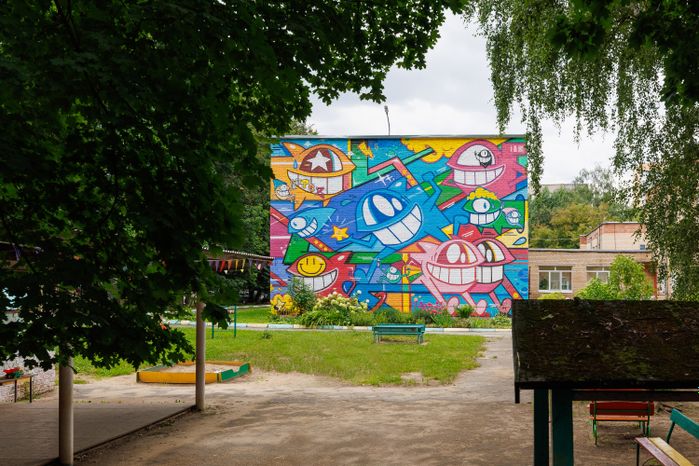Муралы в Железнодорожном, Балашиха