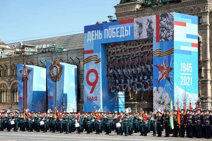 Генеральная репетиция парада Победы в Москве в 2021 году