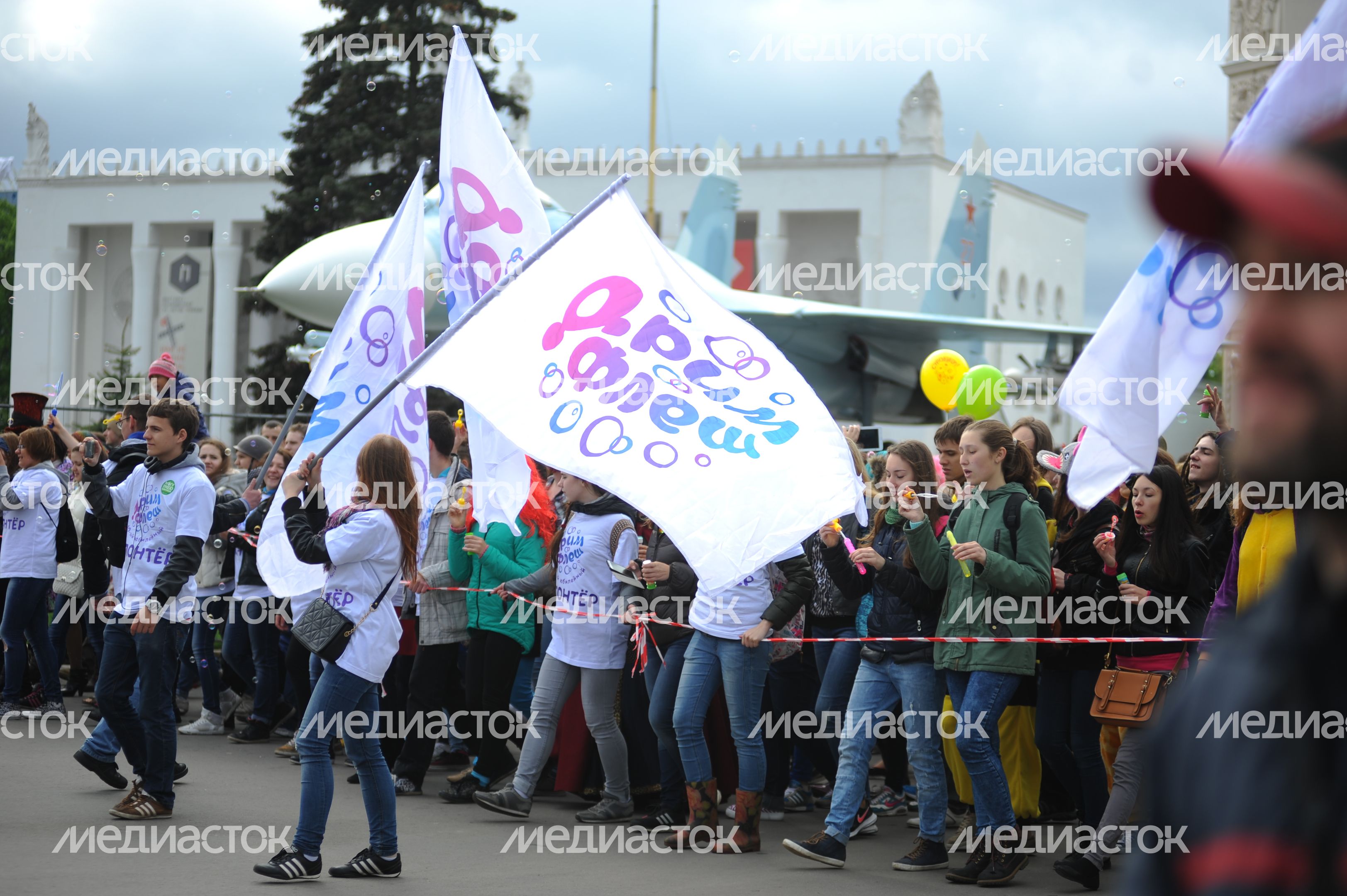 Парад мыльных пузырей «Дримфлеш» в Москве