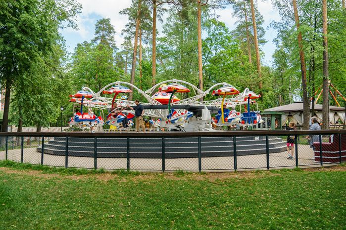 Раменский городской парк культуры и отдыха летом