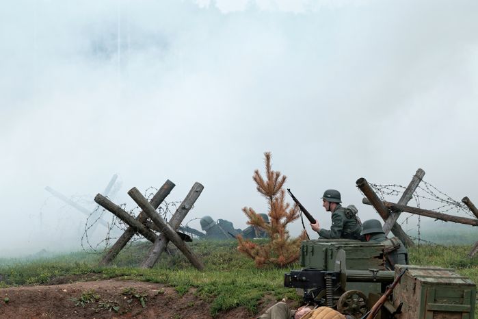Военно-историческая реконструкция «Первый день войны» у Главного храма ВС РФ в День памяти и скорби