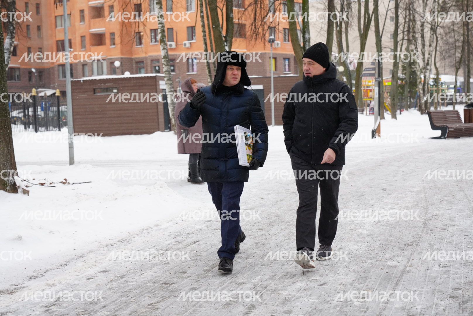 Проверка Губернатором Центрального парка культуры и отдыха в Пушкино