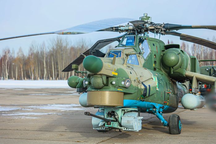 Губернатор поблагодарил военнослужащих вертолетной эскадрильи