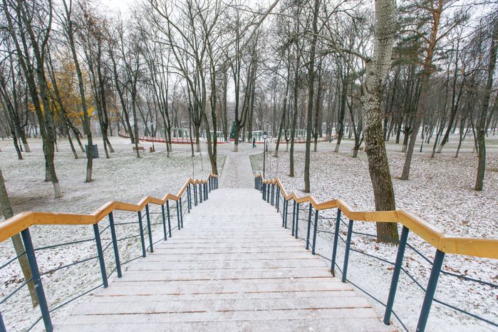 Раменское. Городской парк культуры и отдыха. Зима