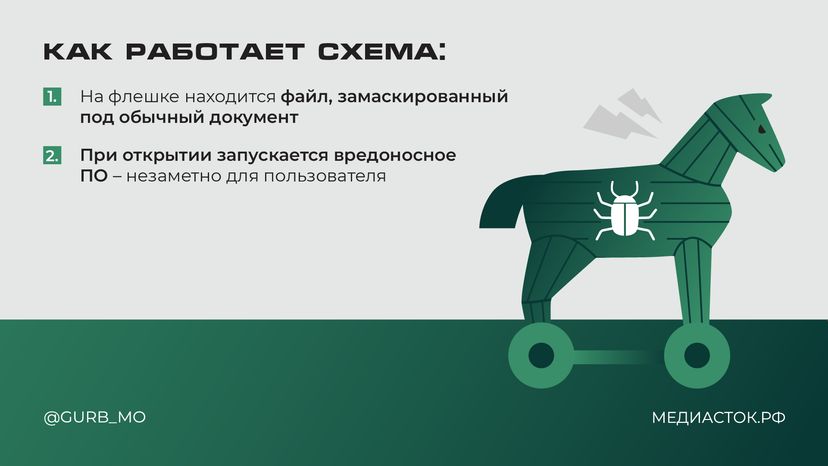 Флешка-ловушка горизонталь 04