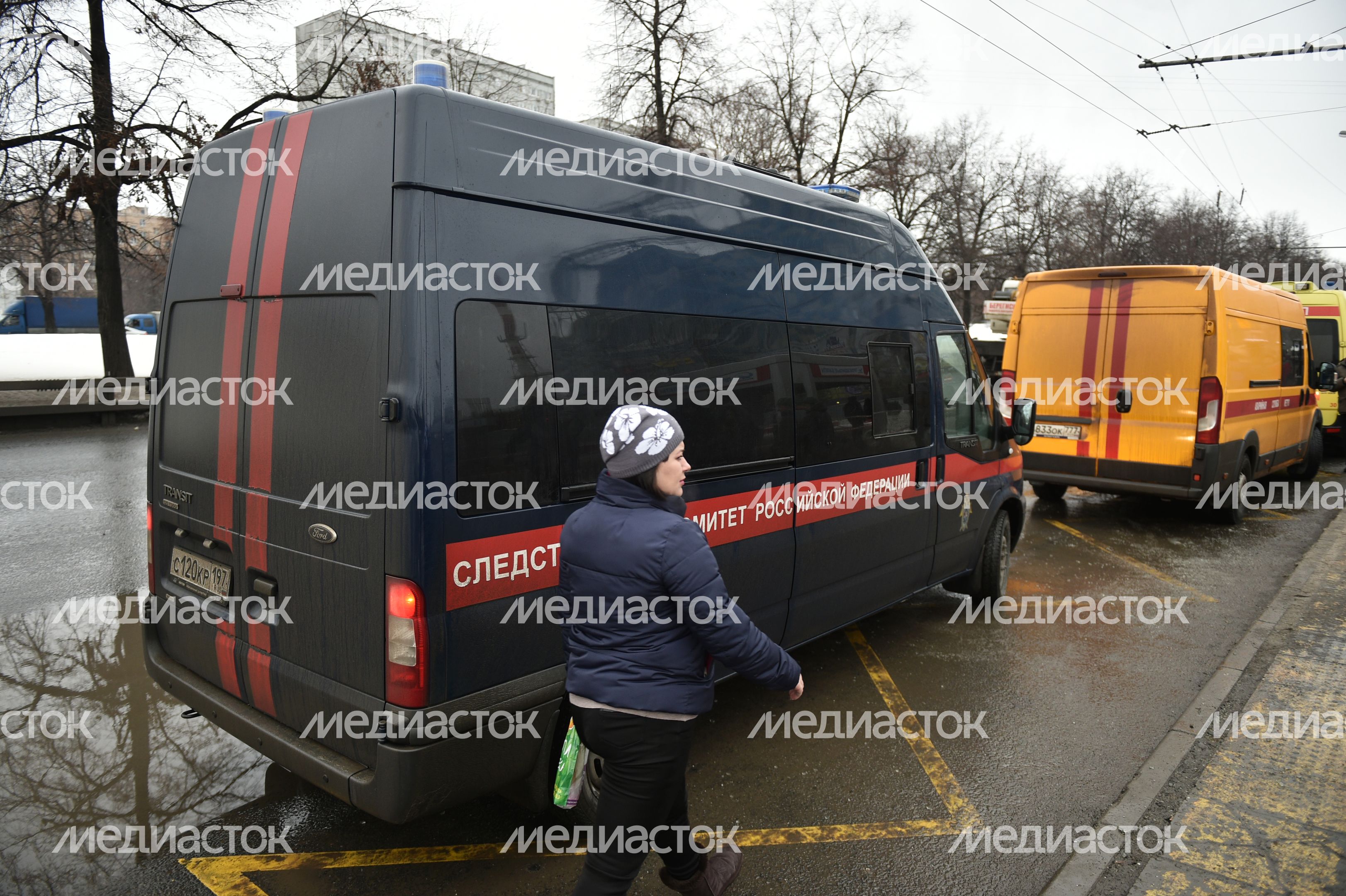 Взрыв газового баллона у метро "Коломенская"