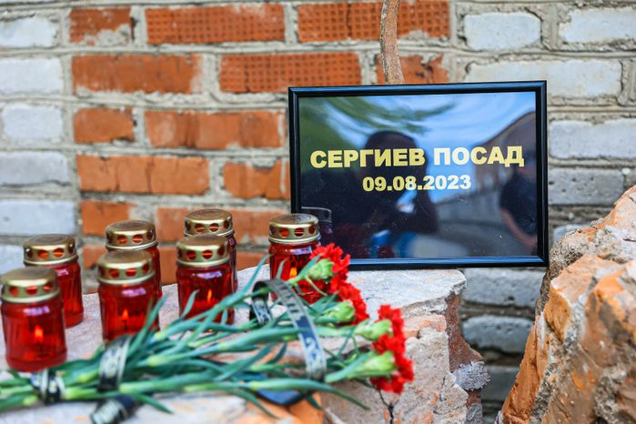 Оперативный штаб с участием Губернатора Подмосковья на месте ЧП в Сергиевом Посаде