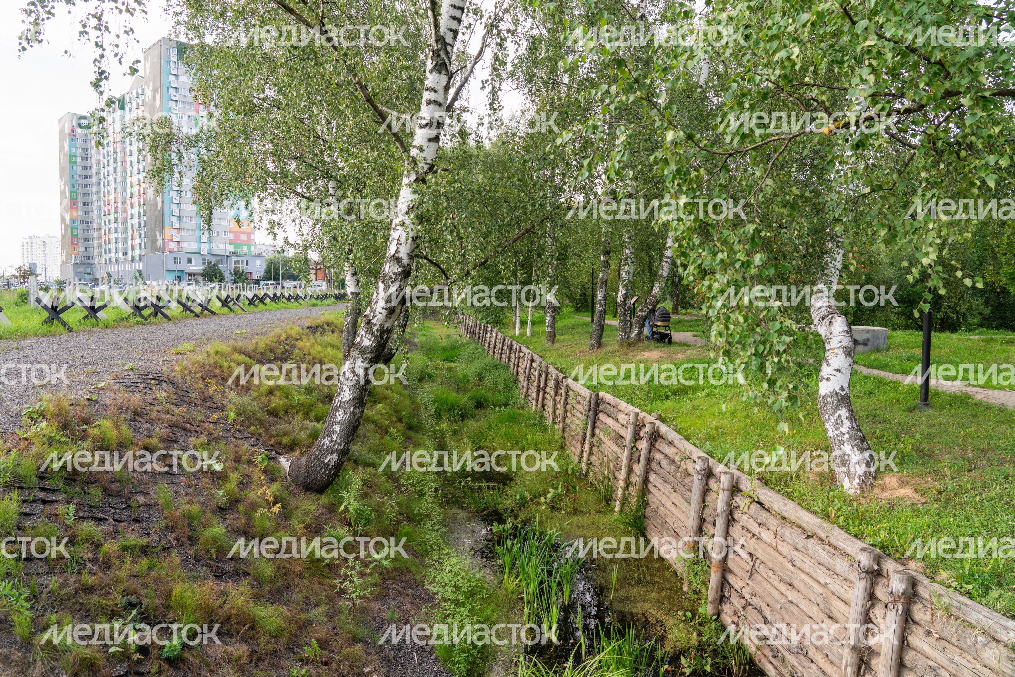 Сквер защитников Москвы на месте Лобненского рубежа