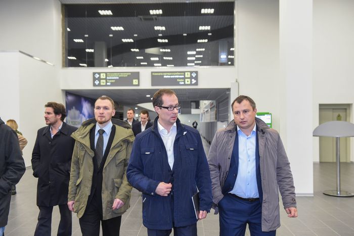 Встреча футбольной делегации из Португалии в аэропорту «Жуковский»