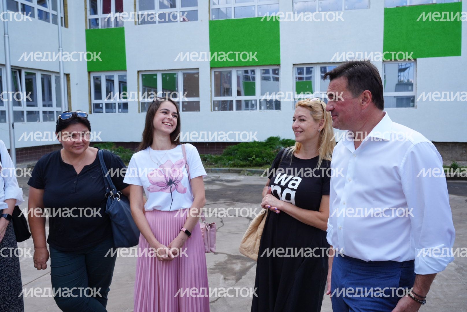 Проверка хода капремонта школы во Фрязино Губернатором Подмосковья