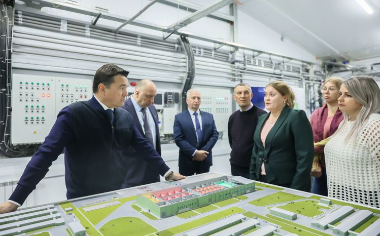 Открытие селекционно-племенного комплекса в Сергиево-Посадском округе с участием Губернатора Подмосковья