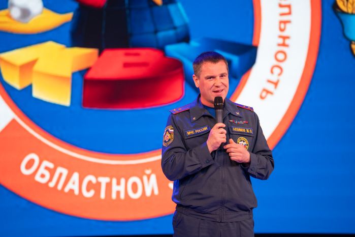 Областной этап конкурса КВН на противопожарную тематику в Ступино