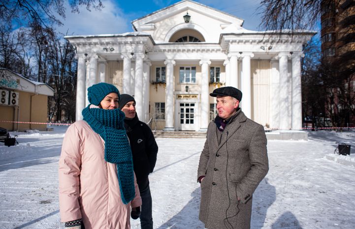 Зимние виды города Жуковский