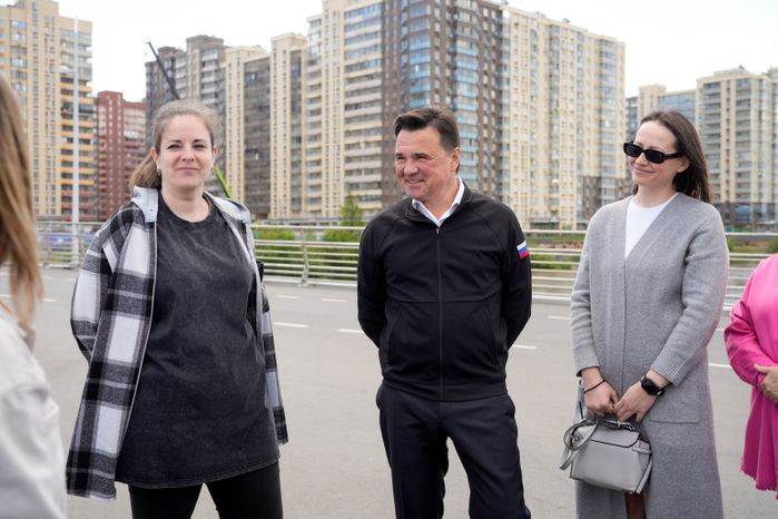 Андрей Воробьев посетил парк "Дружба" на озере Черное в Люберцах