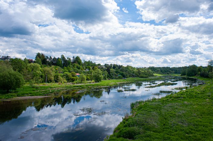 Весенние виды города Руза