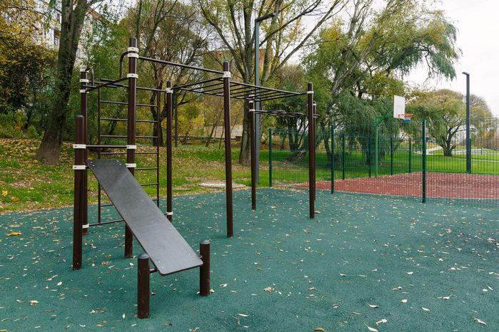 Сквер им. Б.К. Громцева после благоустройства в Дзержинском