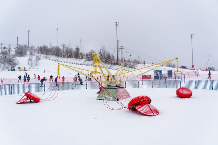 Горнолыжный курорт «Сорочаны» зимой