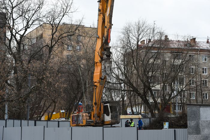 Снос кинотеатра «Соловей» в Москве