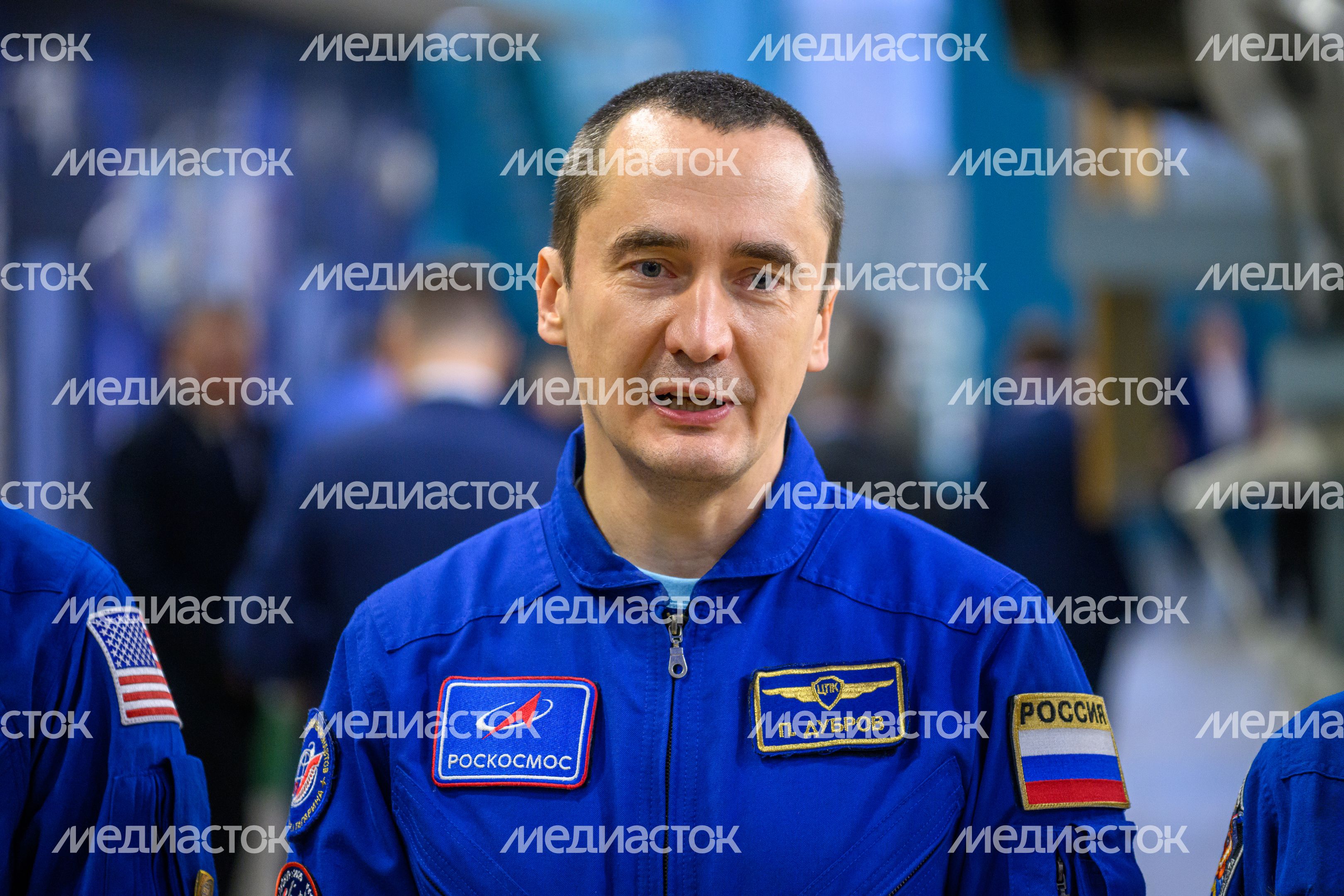 Космонавт дублирующего экипажа МКС-74 Петр Дубров в Звездном городке