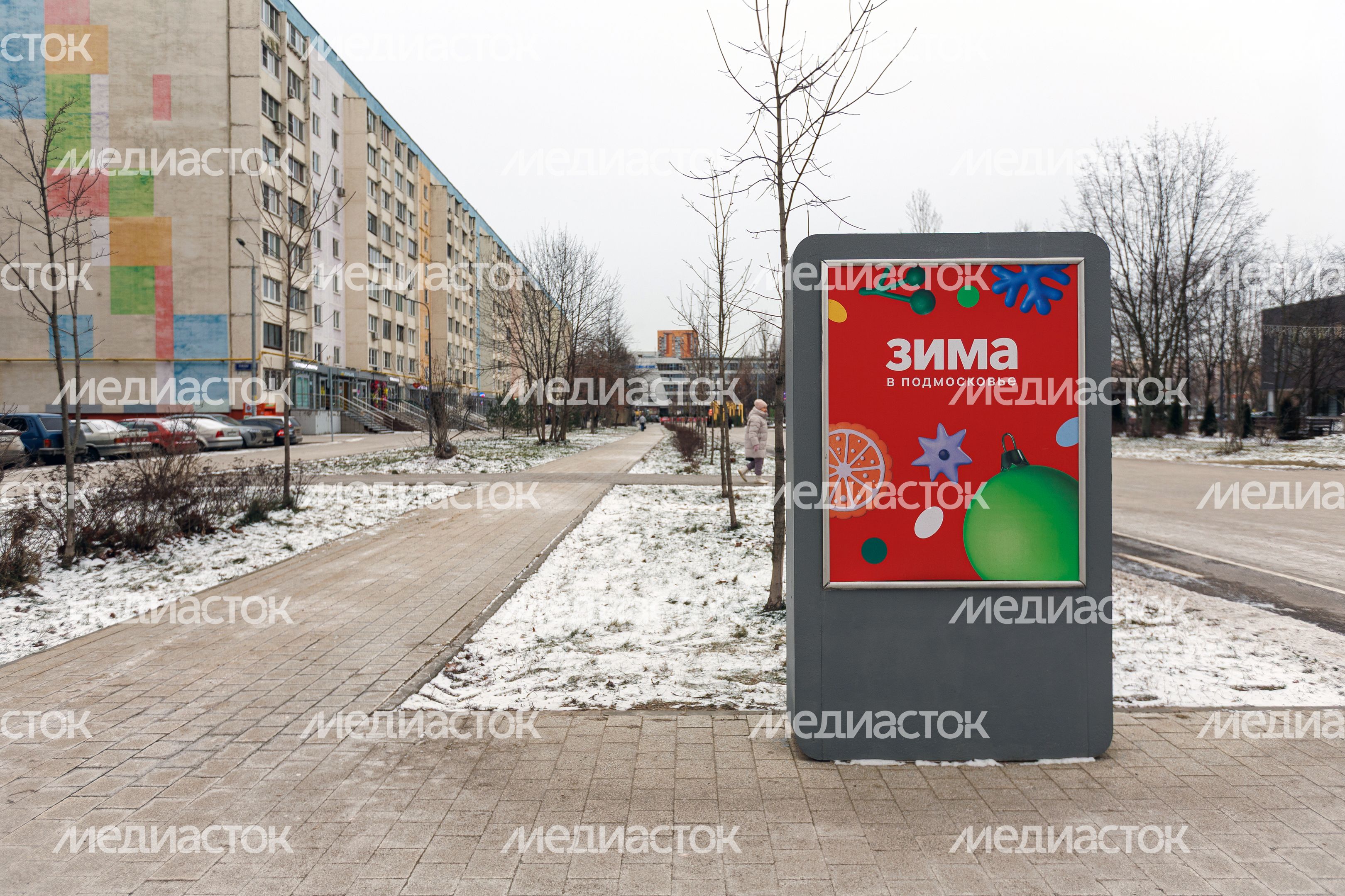 Александровский сквер в Реутове зимой Александровский сквер в Реутове зимой