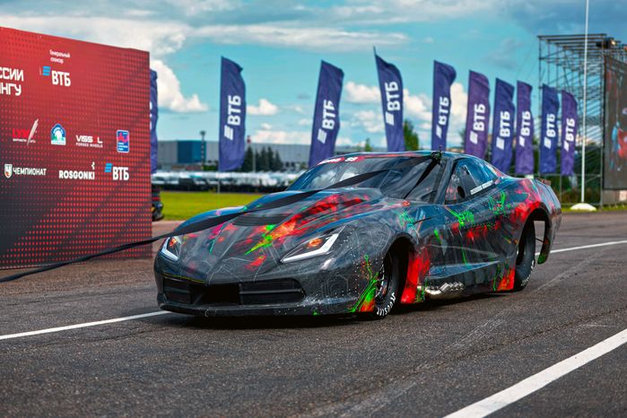 Чемпионат и Кубок России по дрэг-рейсингу RDRC 2026. Заезд автомобилей на автодроме RDRC Racepark в Раменском округе