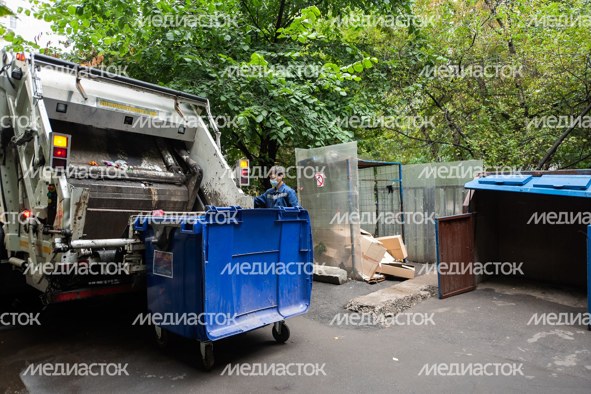 Вывоз вторсырья и смешанных отходов в Московской области