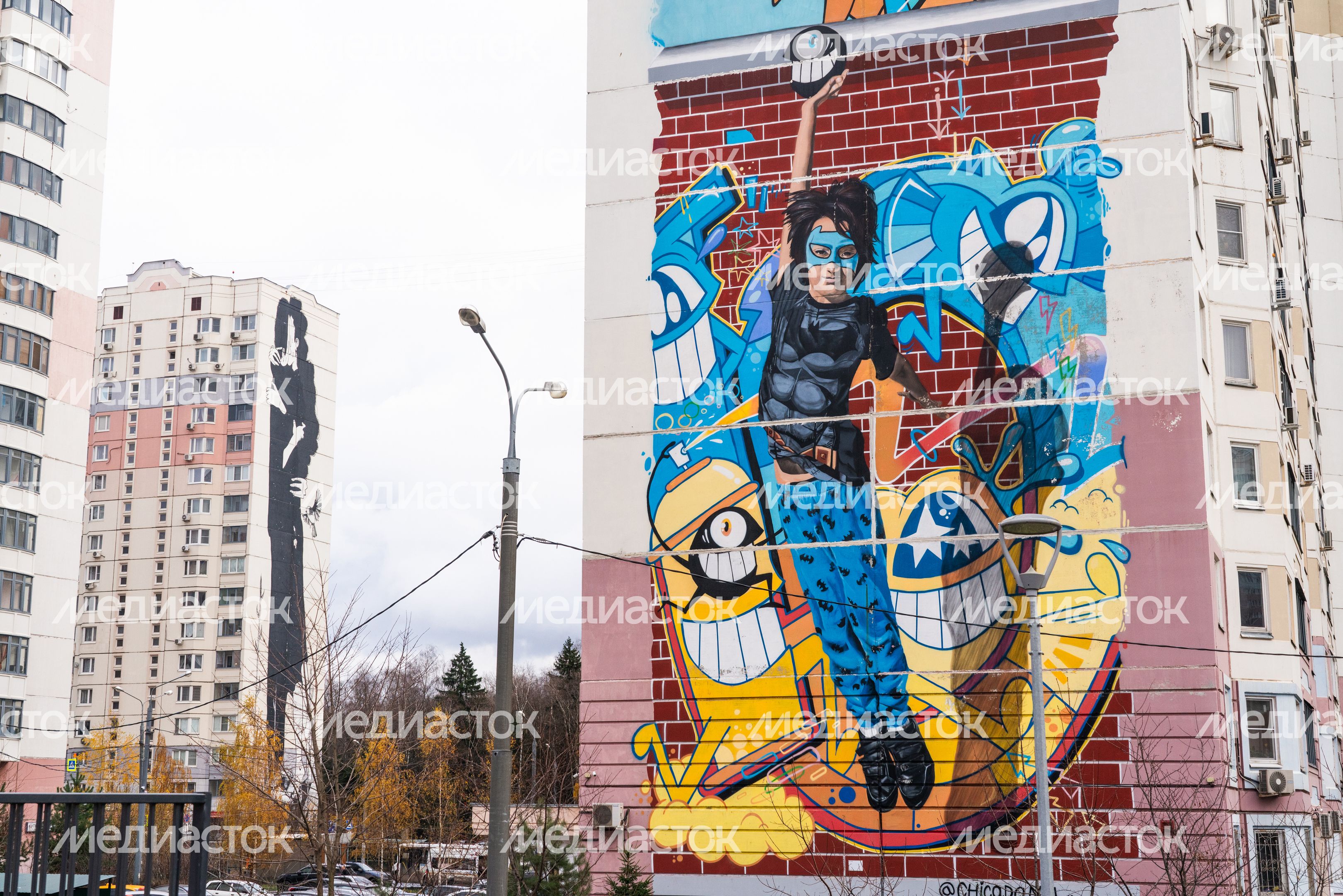 Граффити в Новой Трехгорке в Одинцово