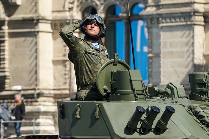 Генеральная репетиция парада Победы в Москве в 2021 году