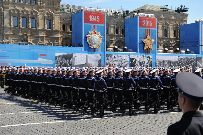 Генеральная репетиция парада Победы на Красной площади