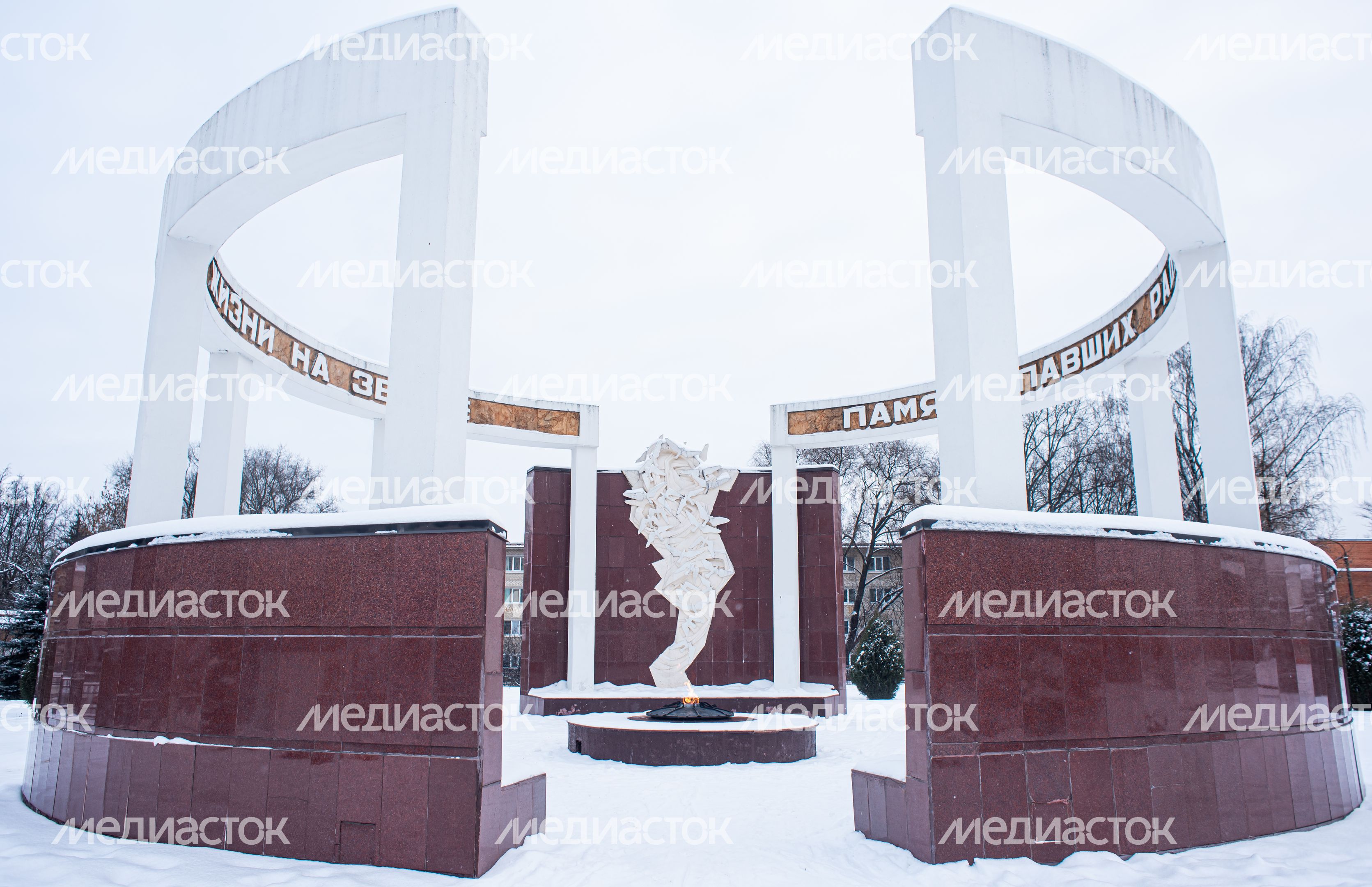 Зимние виды города Щелково