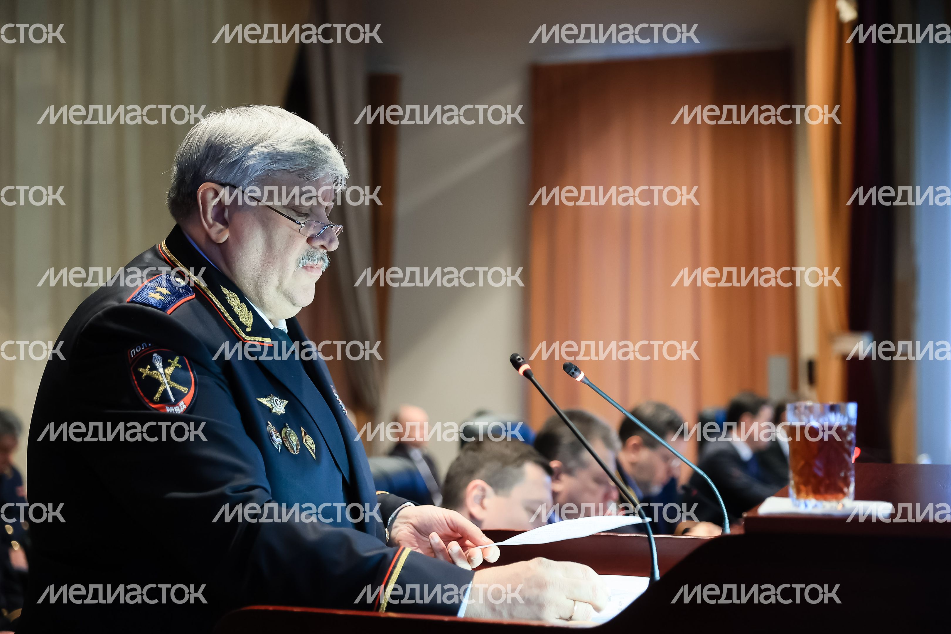 Посещение губернатором Коллегии МВД РФ по Московской области