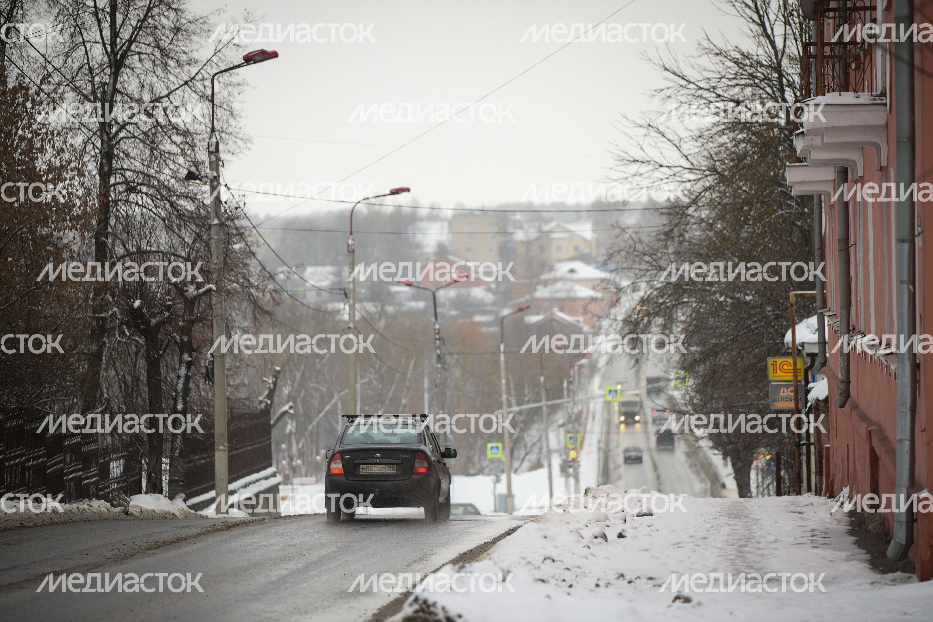 Виды города Серпухов зимой