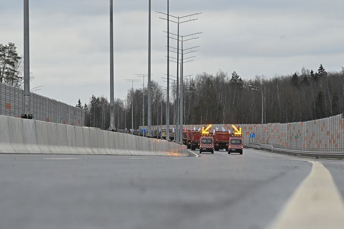 Открытие пускового комплекса № 3 Центральной кольцевой автомобильной дороги