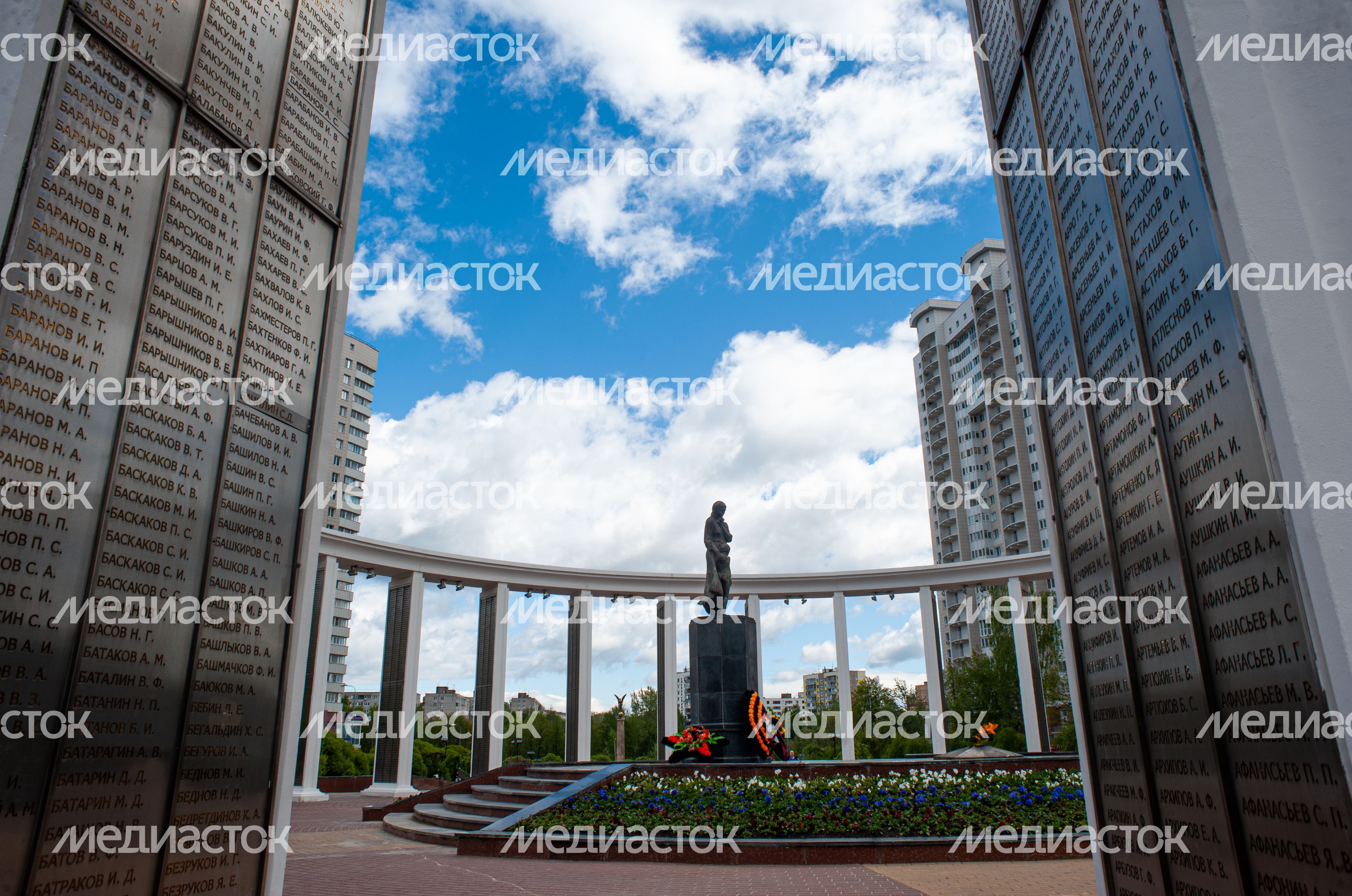 Весенние виды города Пушкино