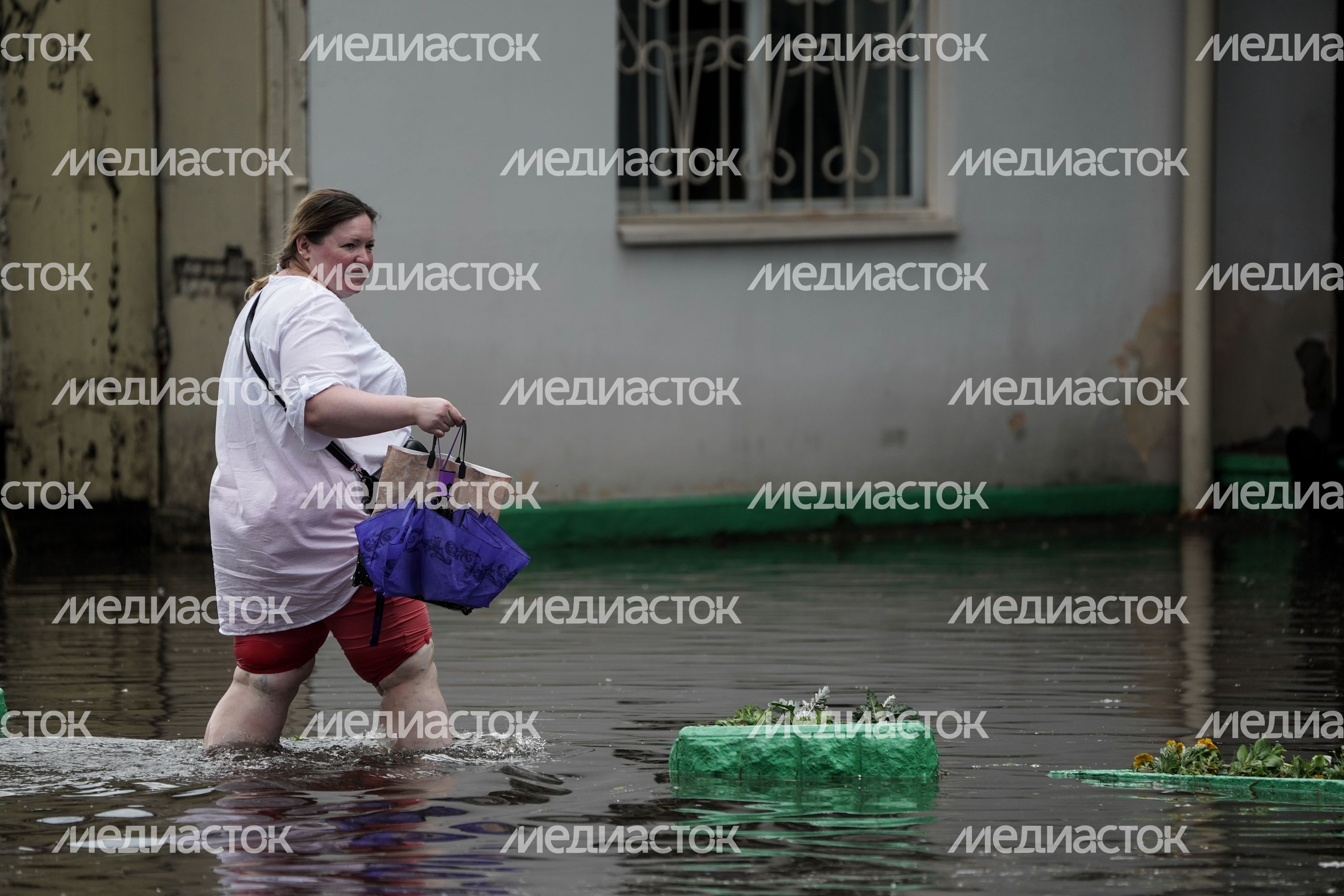 Последствия ливня в Москве Последствия ливня в Москве