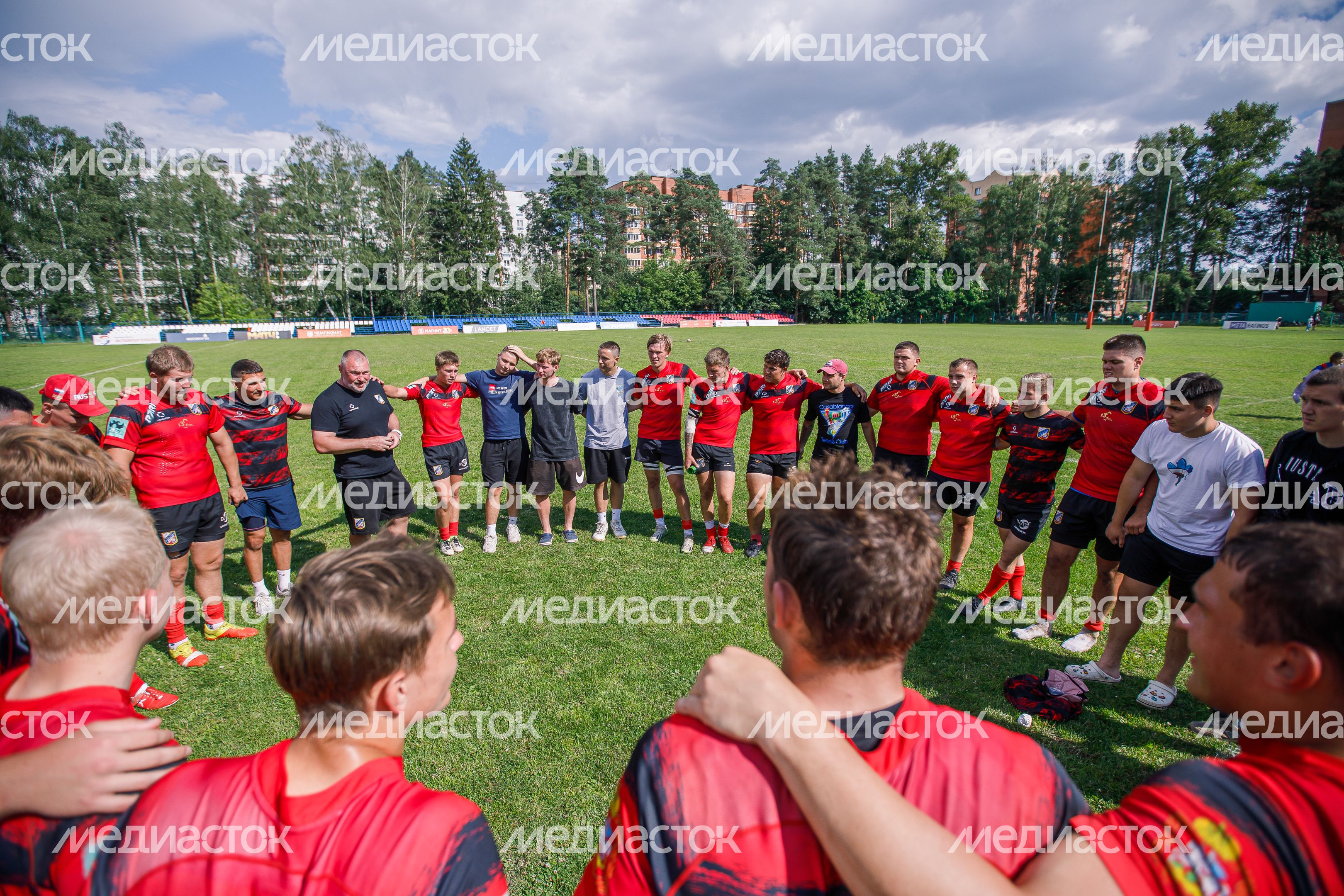 Победа "ВВА-Подмосковье-м" в чемпионате молодежных команд по регби в Монино