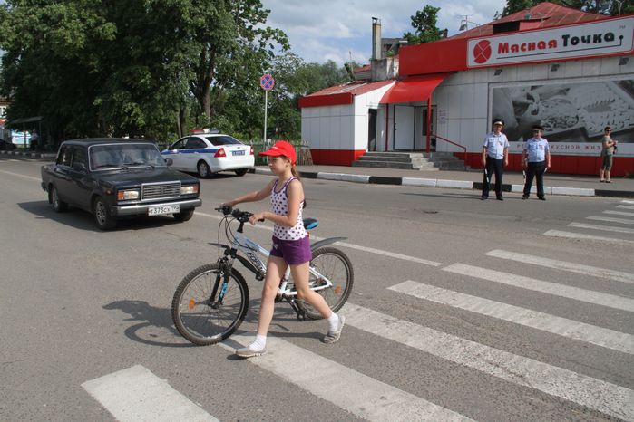 Рейд «Пешеходный переход» в Кашире