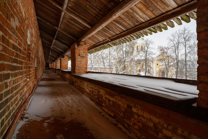 Зарайский кремль зимой