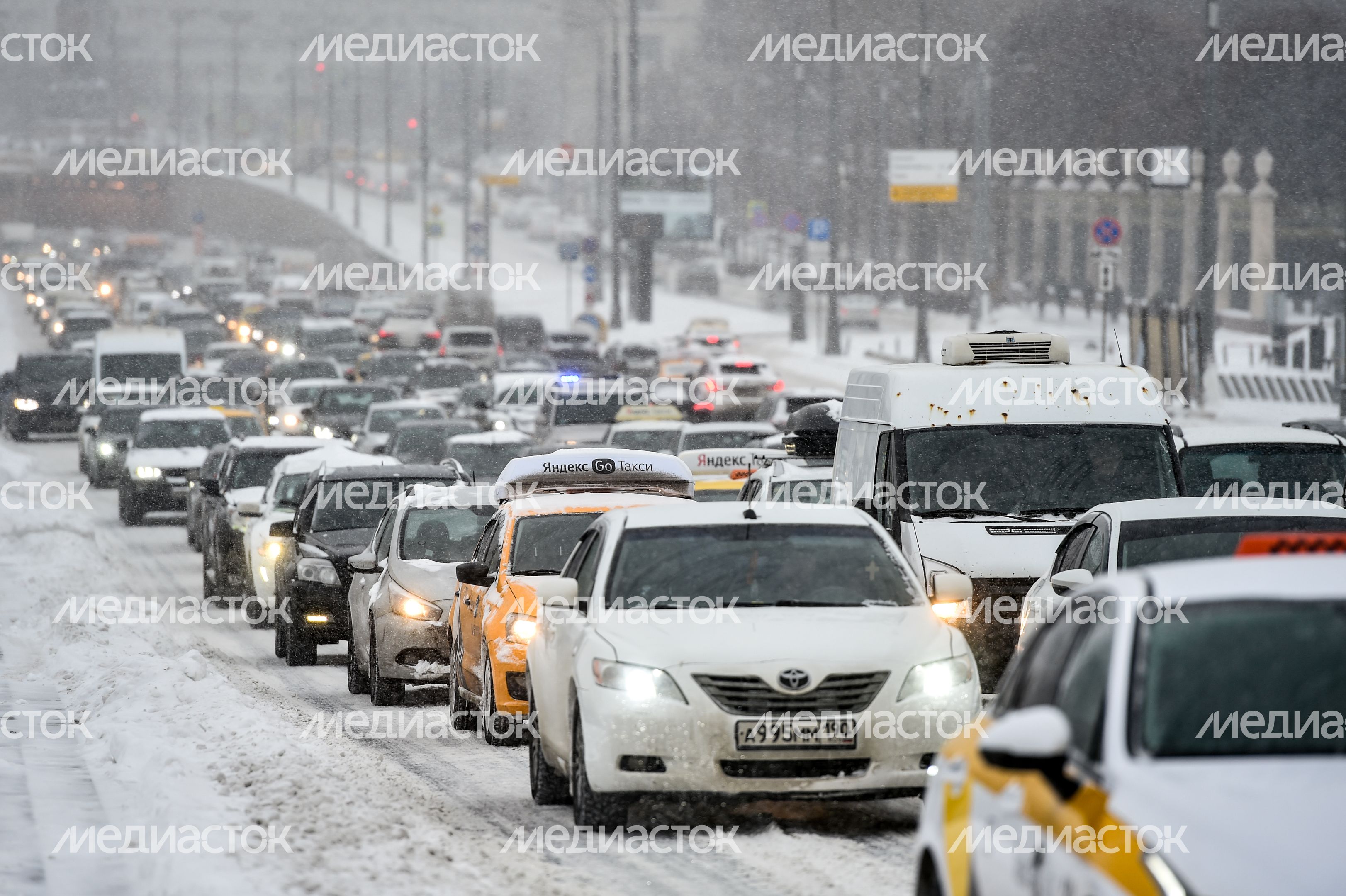 Снегопад в Москве Снегопад в Москве